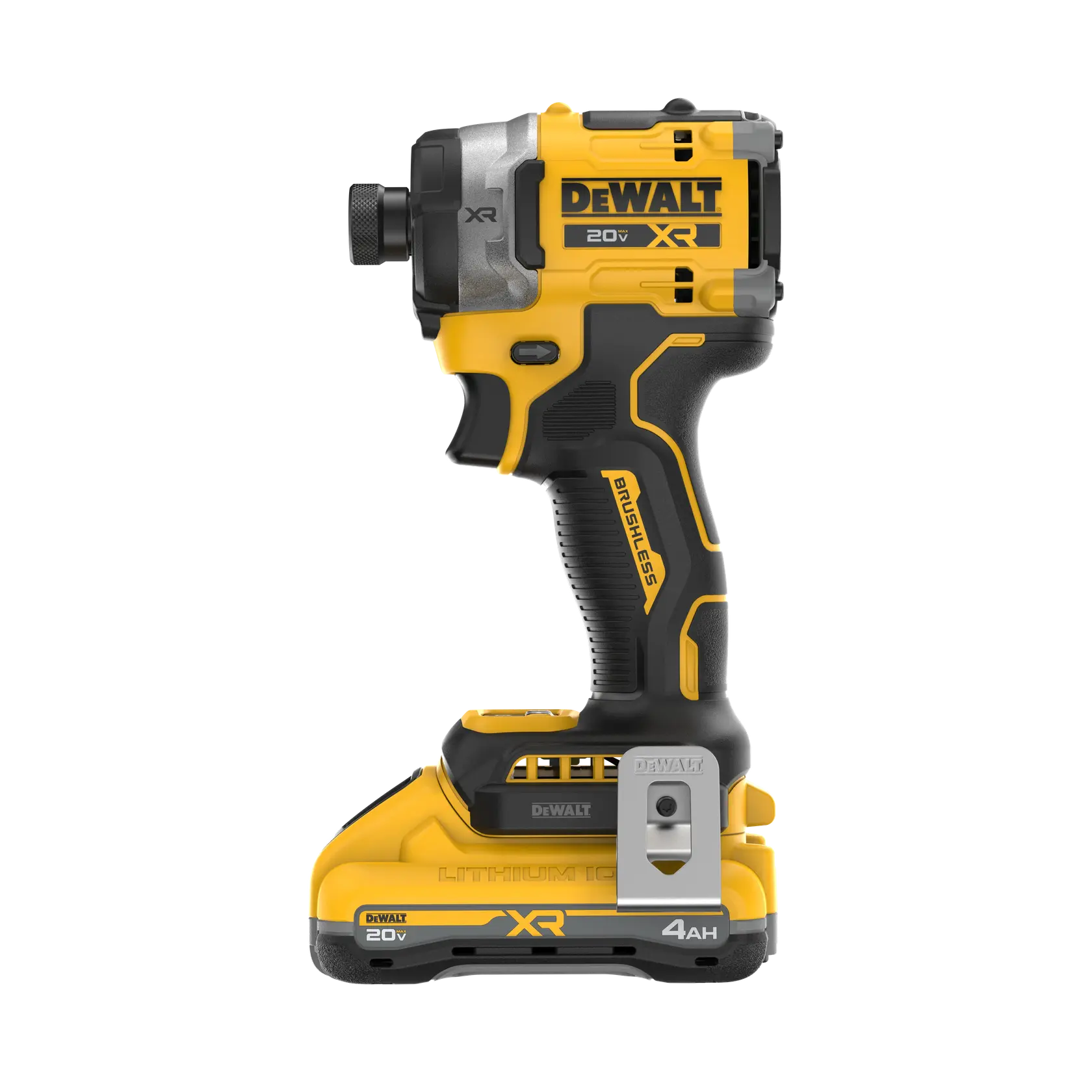DeWalt DCF860QQ1 20V MAX XR Brushless Cordless 3-Speed High Torque 1/4-in Impact Driver with (1) 4.0Ah Battery - image 2