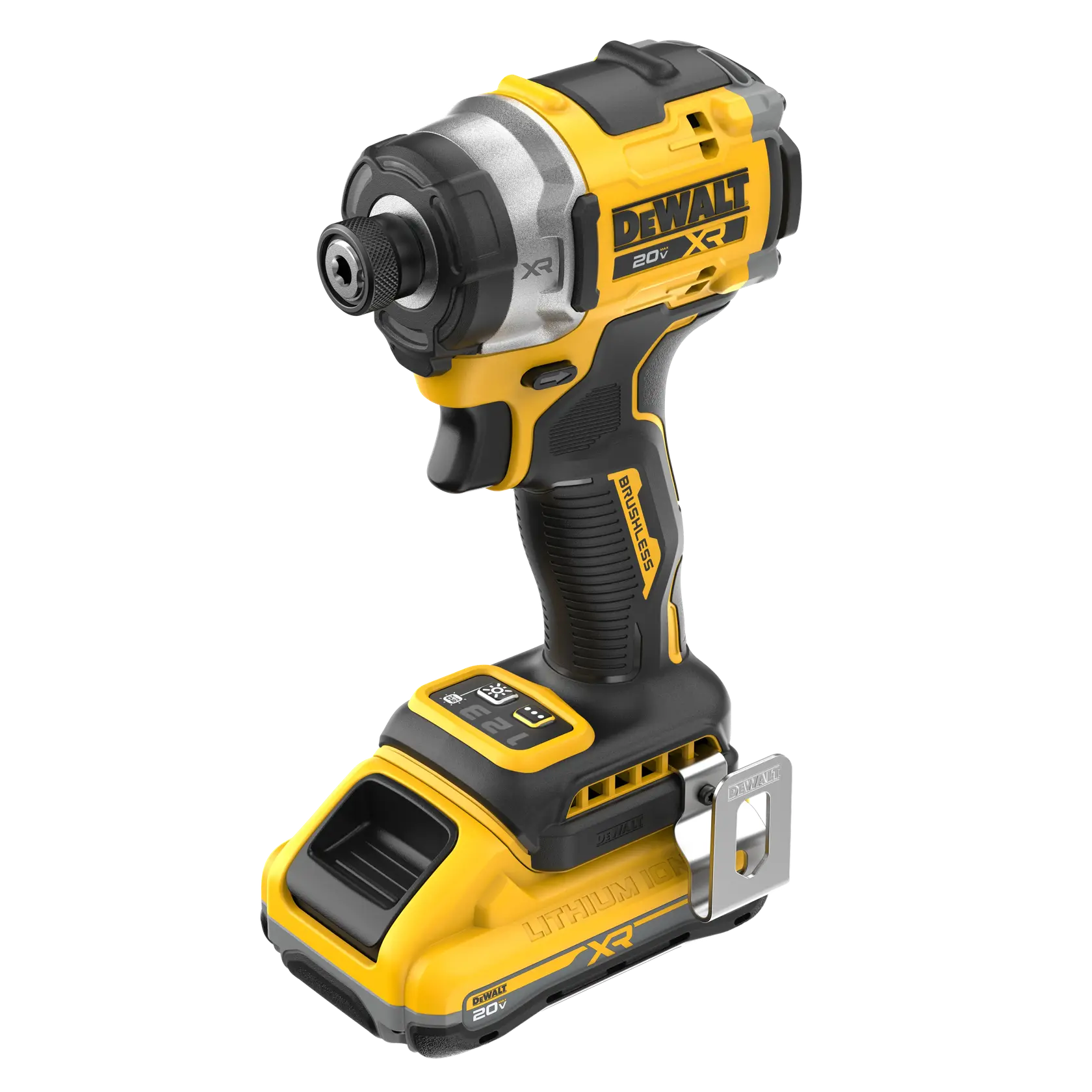 DeWalt DCF860QQ1 20V MAX XR Brushless Cordless 3-Speed High Torque 1/4-in Impact Driver with (1) 4.0Ah Battery - image 3