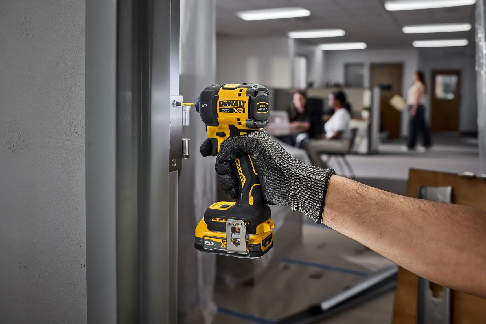 DeWalt DCF870B 20V MAX XR Brushless Cordless 1/4-in Quiet Hydraulic Impact Driver (Tool Only) - image 9