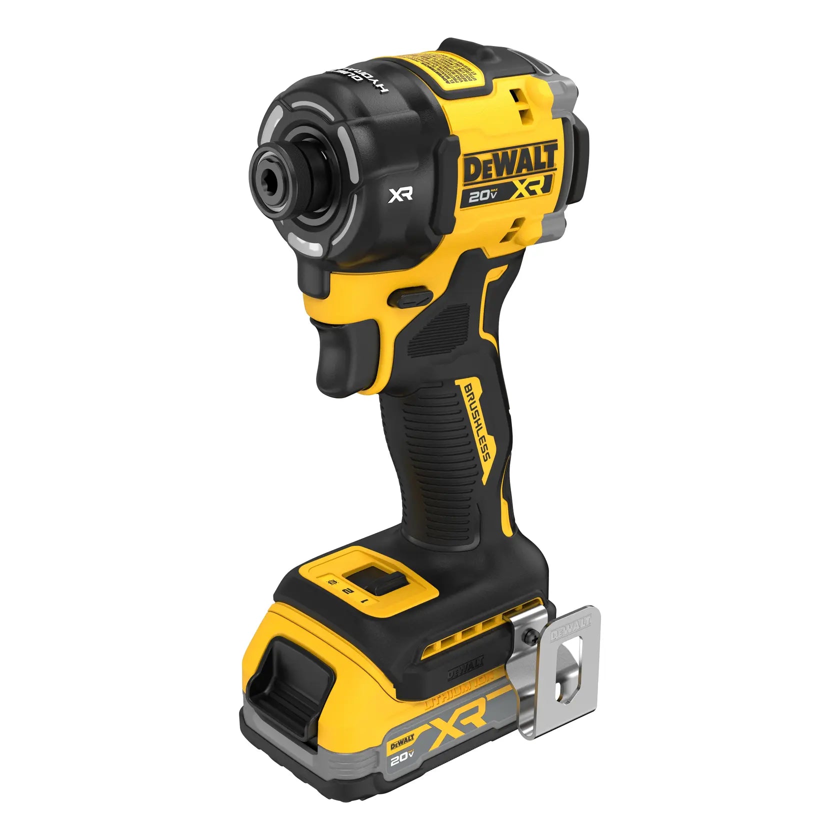 DeWalt DCF870E1 20V MAX XR Brushless Cordless 1/4-in Quiet Hydraulic Impact Driver Kit with XR POWERSTACK - image 3