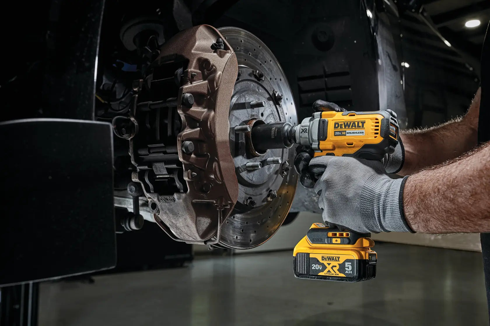 DeWalt DCF896HB 20V MAX TOOL CONNECT 1/2-in Mid-Range Impact Wrench With Hog Ring Anvil (Tool Only) - image 6