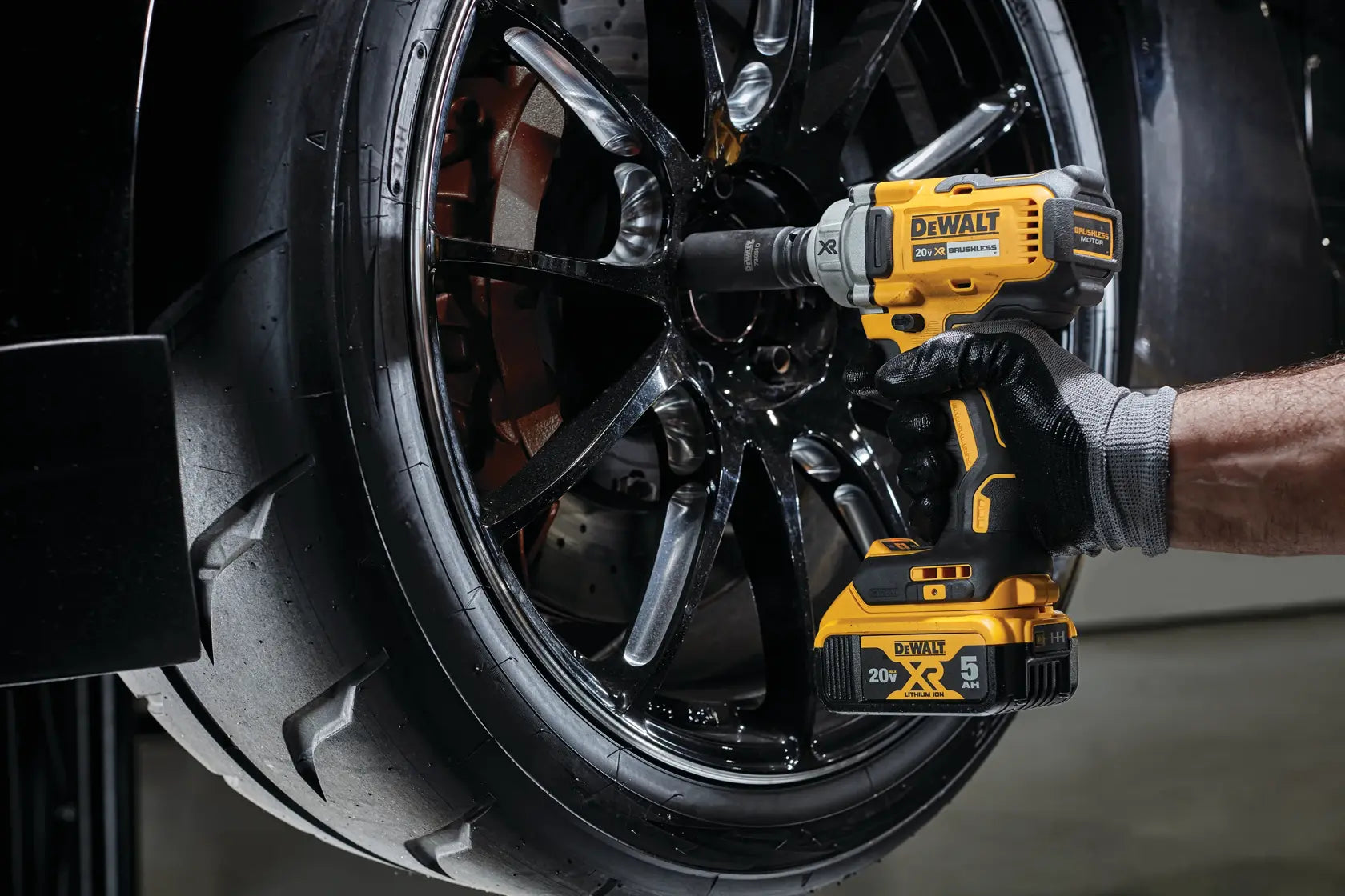 DeWalt DCF896HB 20V MAX TOOL CONNECT 1/2-in Mid-Range Impact Wrench With Hog Ring Anvil (Tool Only) - image 7
