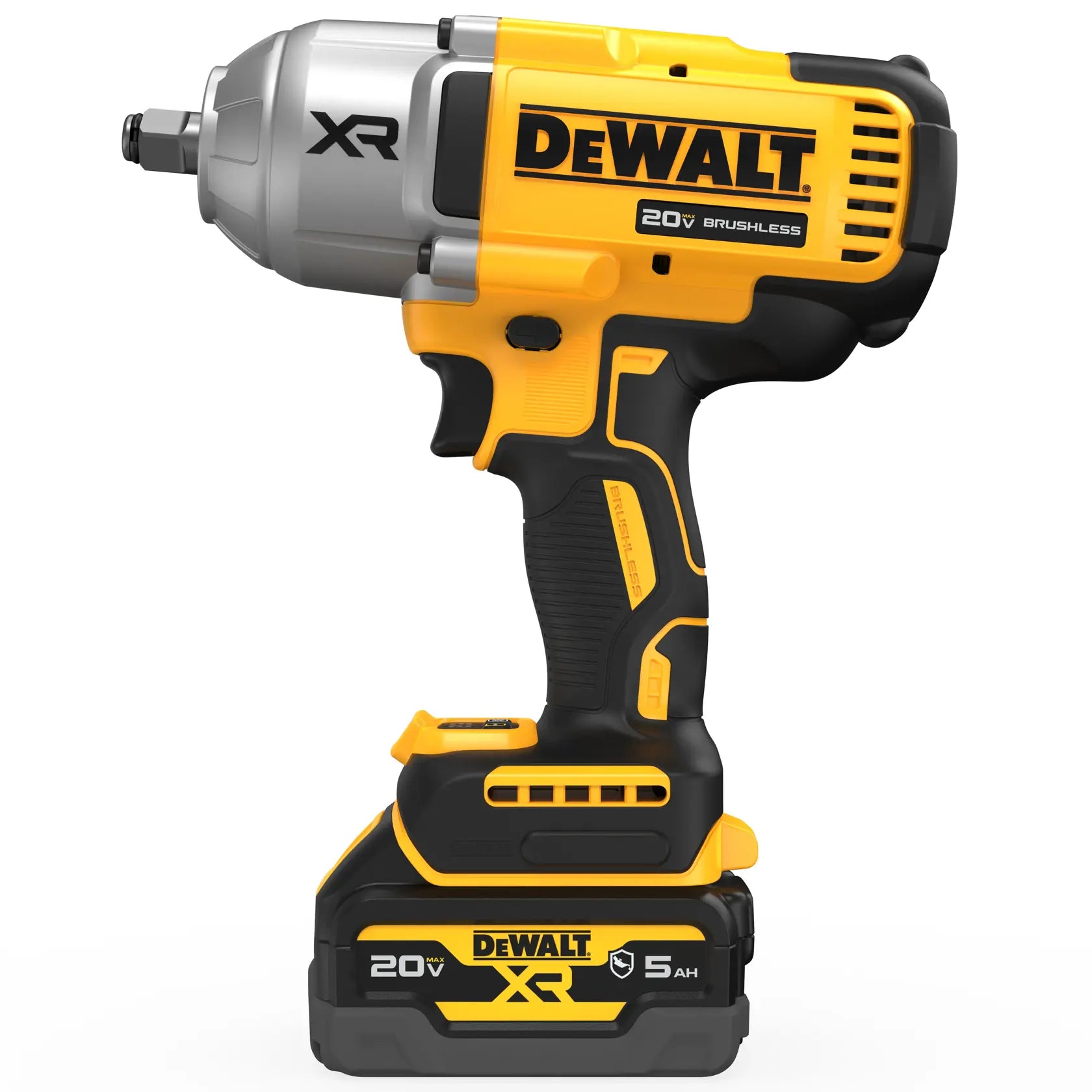 DeWalt DCF900GP2 20V MAX XR 1/2-in High Torque Impact Wrench With Hog Ring Anvil and (2) Oil-Resistant 5.0 Ah Batteries and Charger Kit - image 2