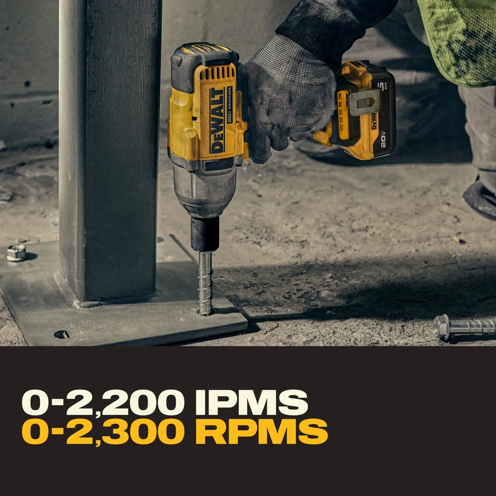 DeWalt DCF900P1 20V MAX XR 1/2-in High Torque Impact Wrench With Hog Ring Anvil With (1) 5.0 Ah Battery & Charger Kit - image 6