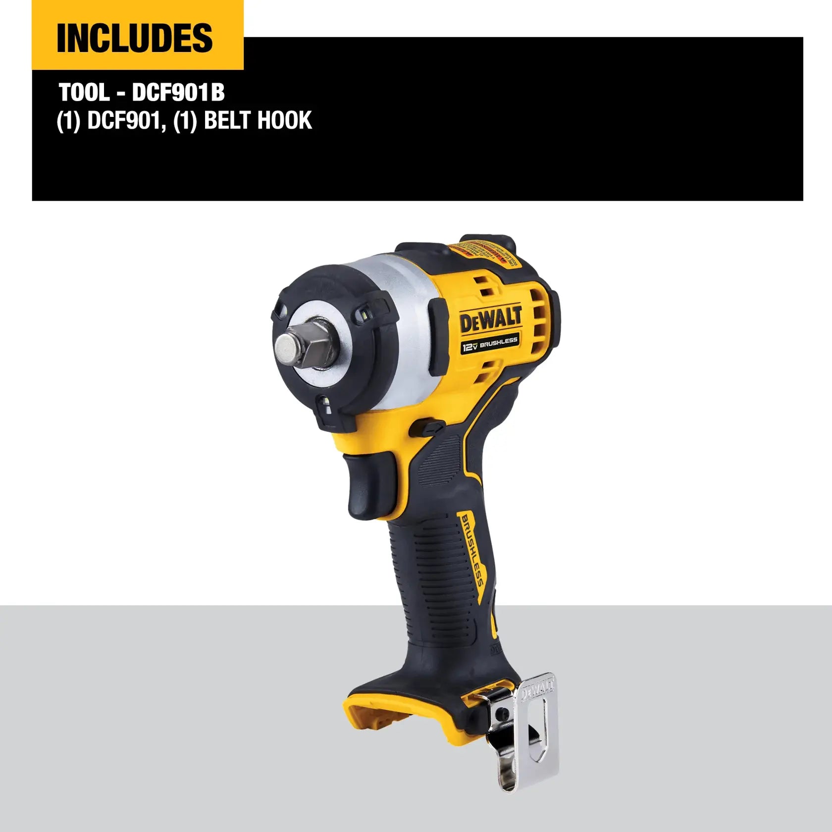 DeWalt DCF901B 12V MAX Brushless 1/2-in Cordless Impact Wrench (Tool Only) - image 5