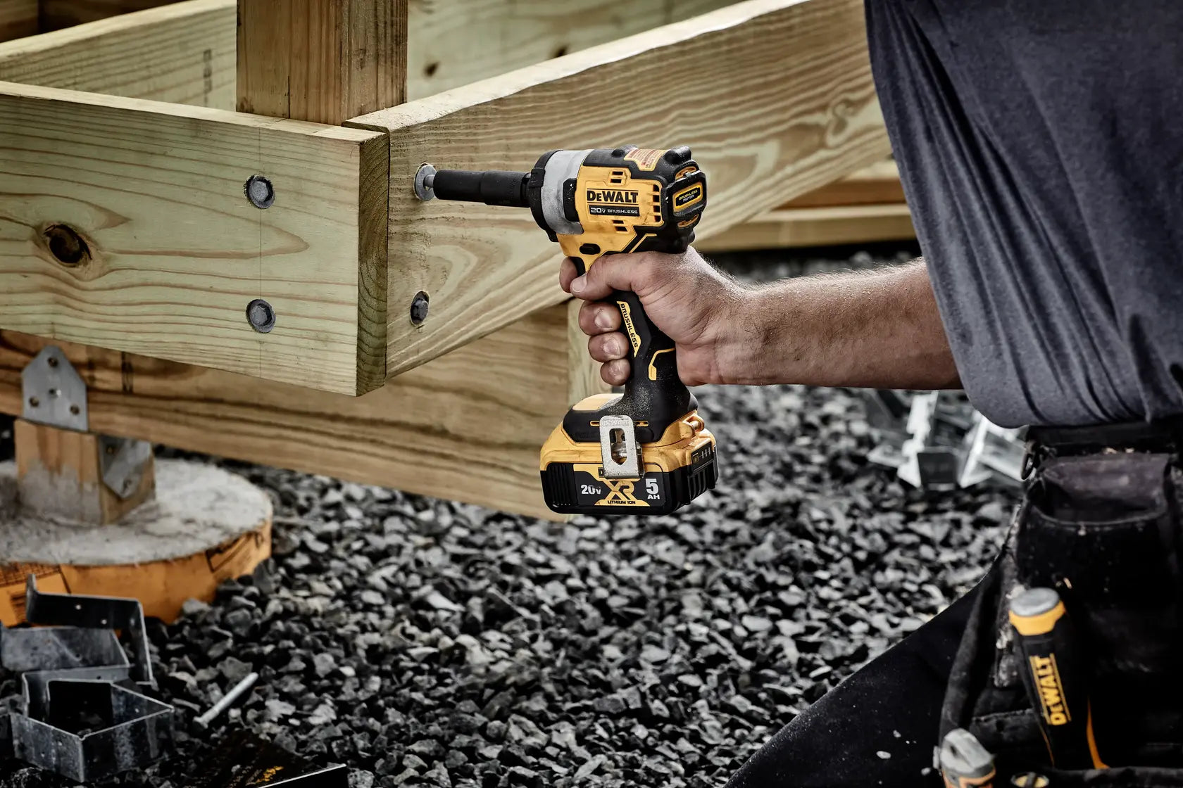 DeWalt DCF911B 20V MAX 1/2-in Cordless Impact Wrench With Hog Ring Anvil (Tool Only) - image 7