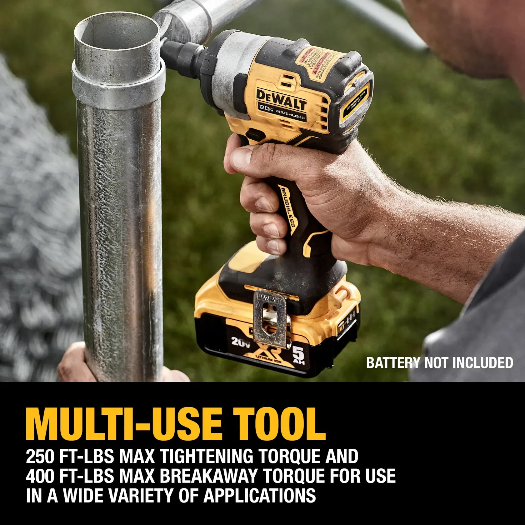DeWalt DCF911B 20V MAX 1/2-in Cordless Impact Wrench With Hog Ring Anvil (Tool Only) - image 5