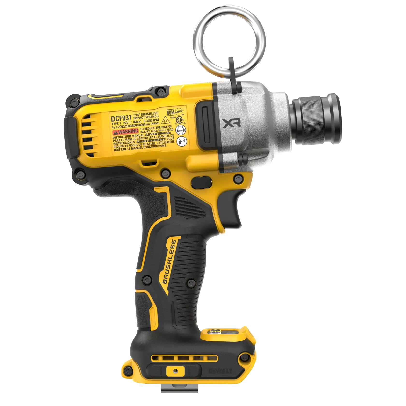 DeWalt DCF937B 20V MAX XR 7/16" Brushless Cordless Impact Wrench, Tool Only - image 4