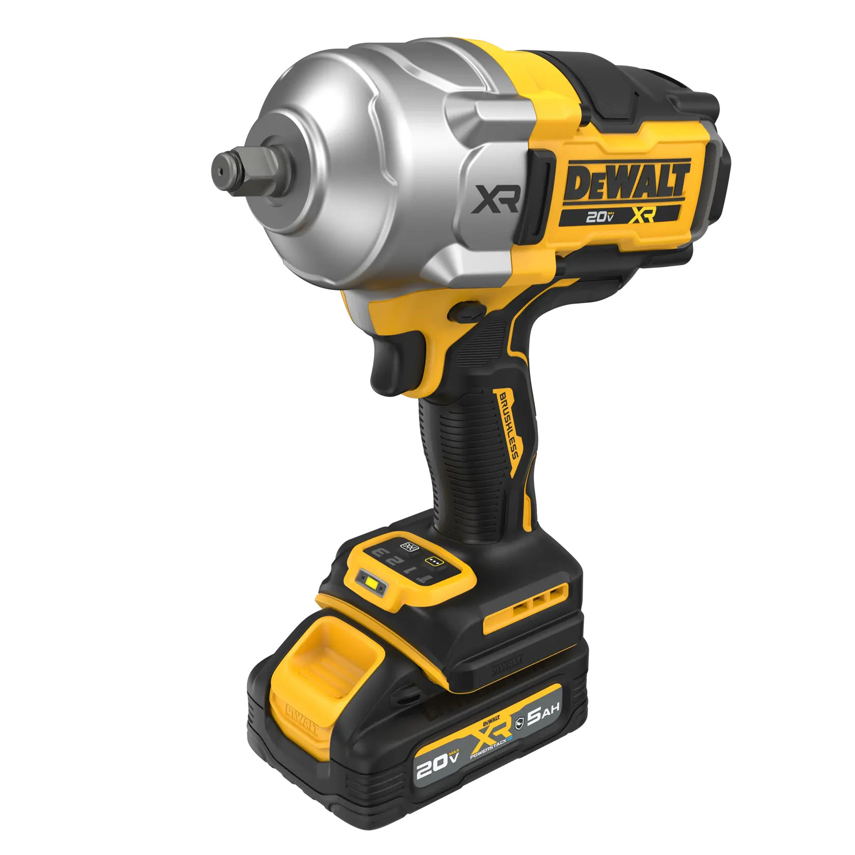 DeWalt DCF961GH1 20V MAX XR Brushless Cordless 1/2-in High Torque Impact Wrench with Hog Ring Anvil Kit with XR POWERSTACK - image 3