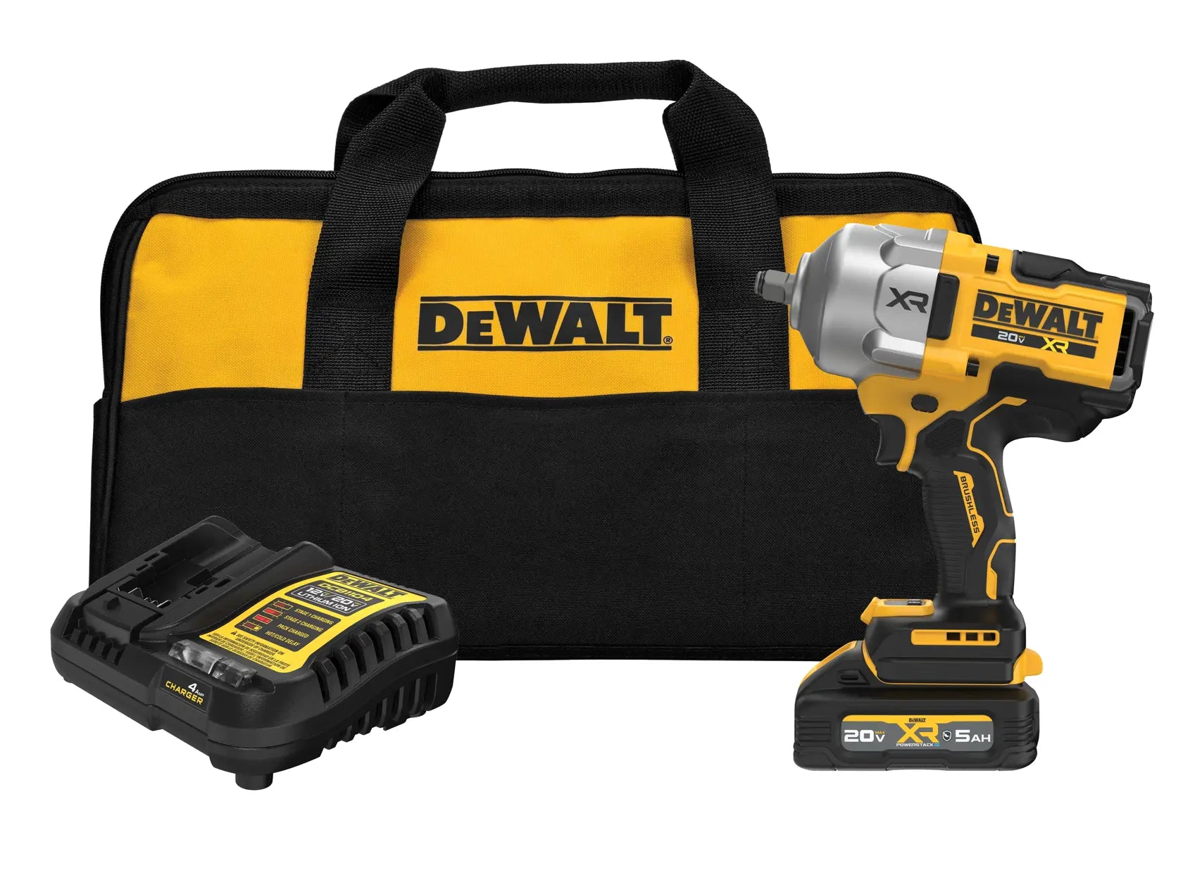 DeWalt DCF961GH1 20V MAX XR Brushless Cordless 1/2-in High Torque Impact Wrench with Hog Ring Anvil Kit with XR POWERSTACK - image 1