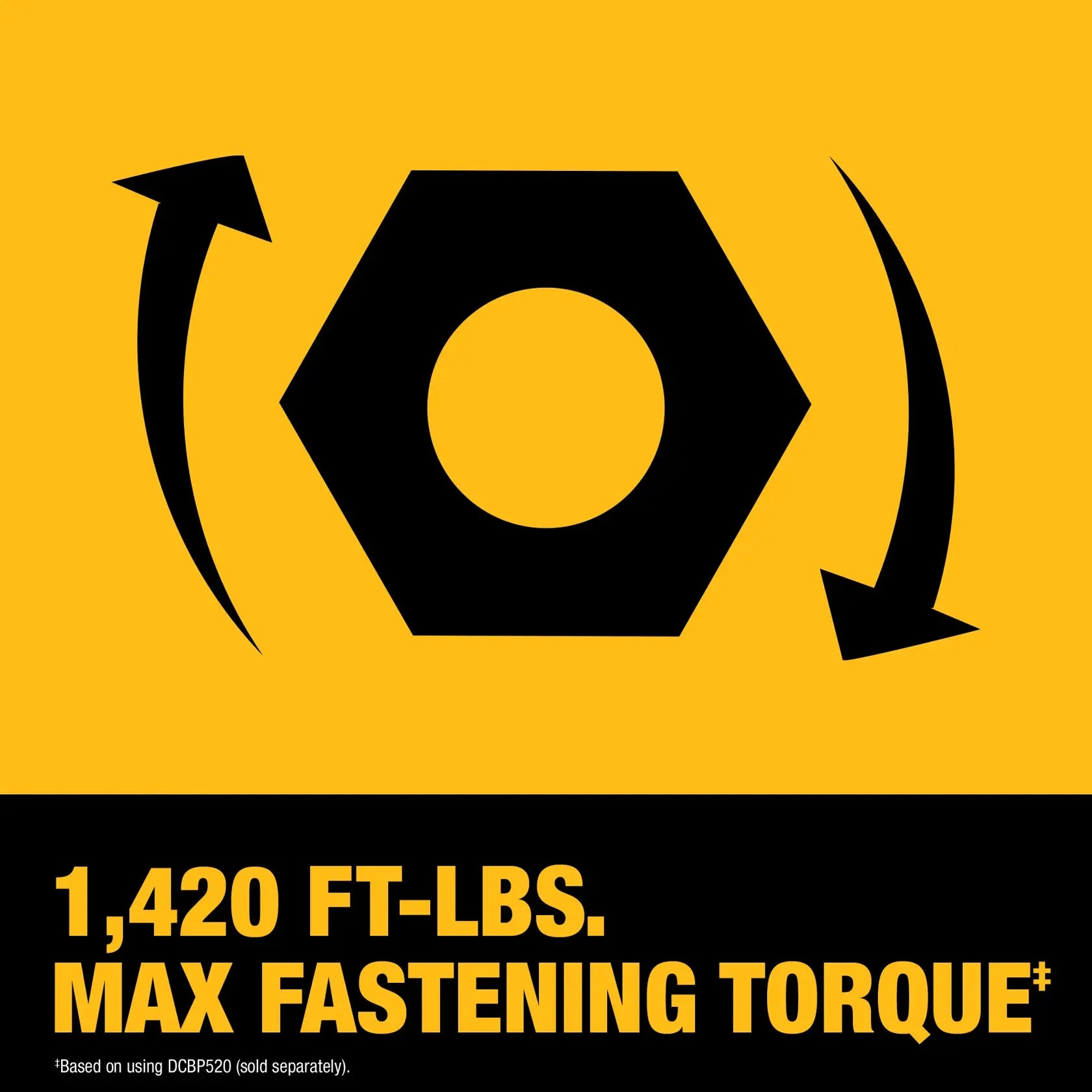DeWalt DCF964B 20V MAX XR Brushless Cordless 3/4-in High Torque Impact Wrench With Hog Ring Anvil (Tool Only) - image 6