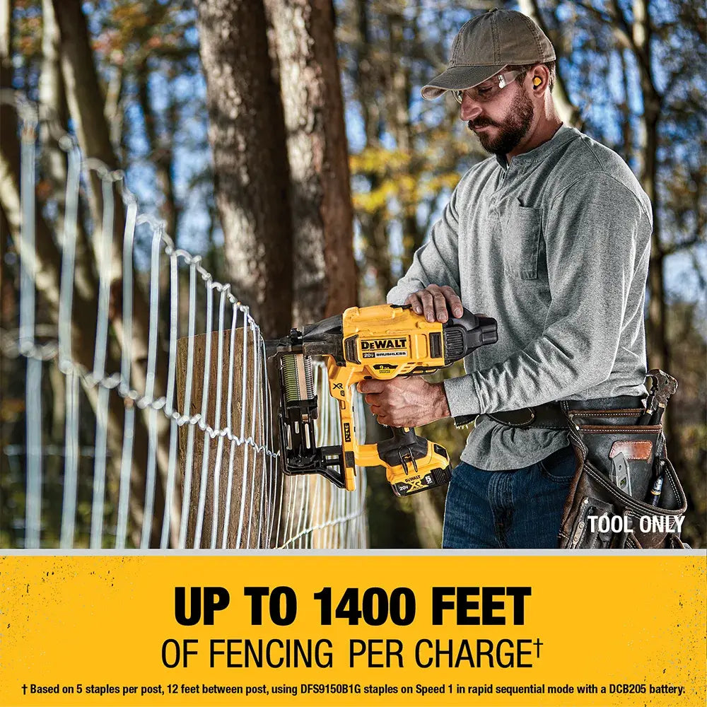 DeWalt DCFS950B 20V MAX XR 9ga Cordless Fencing Stapler (Tool Only) - image 4