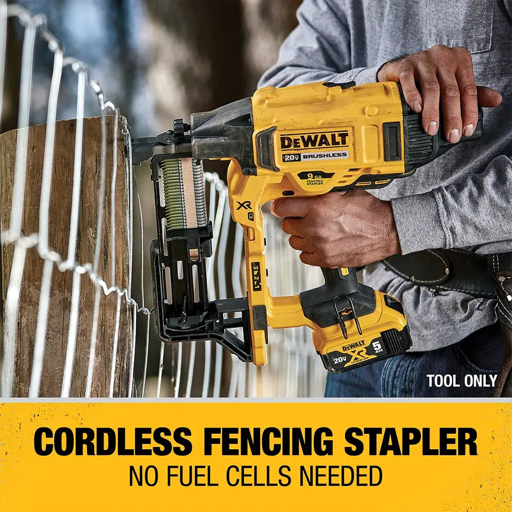 DeWalt DCFS950B 20V MAX XR 9ga Cordless Fencing Stapler (Tool Only) - image 5