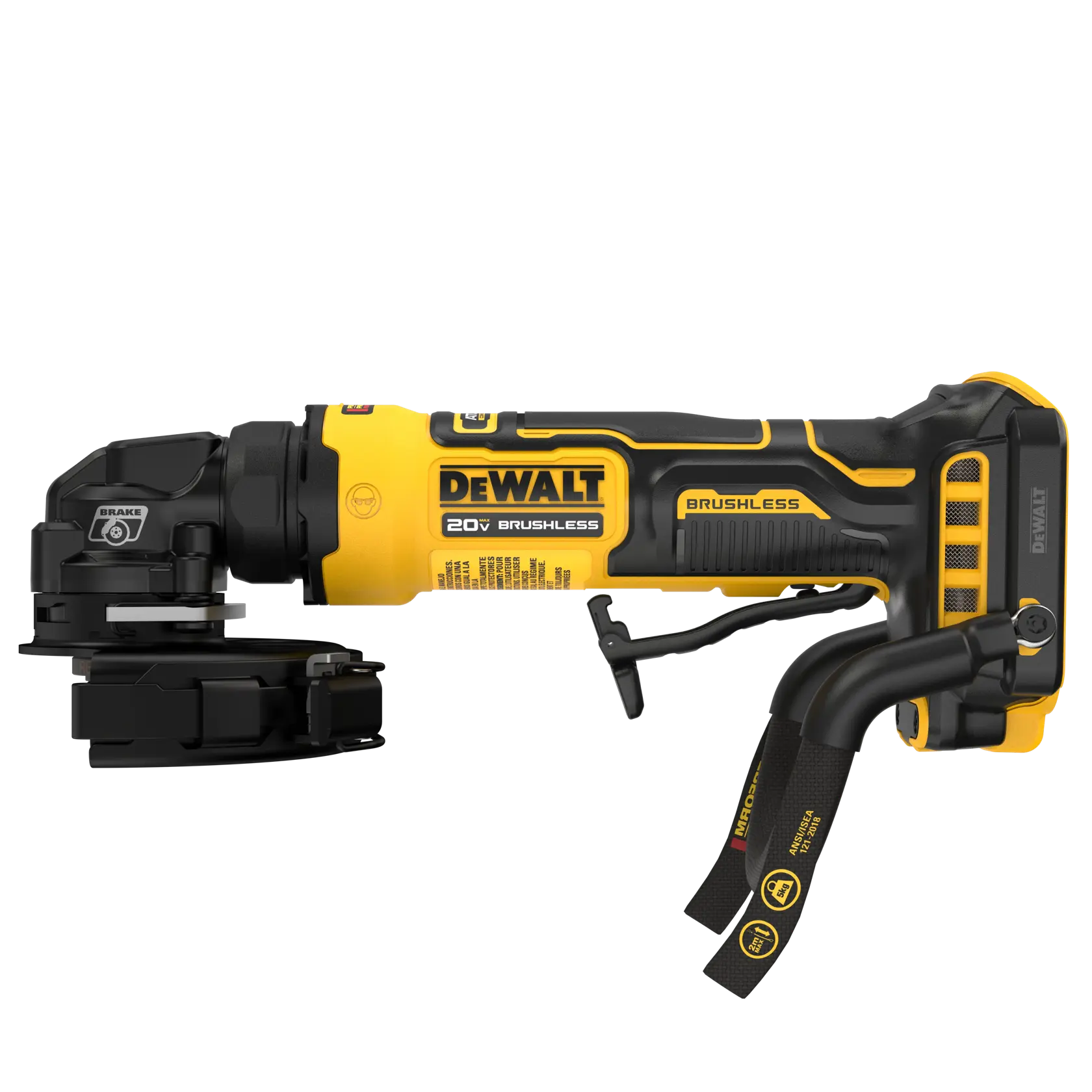 DeWalt DCG400BLR ATOMIC 20V MAX 4" Angle Grinder with Lanyard Ready Attachment Point - image 2