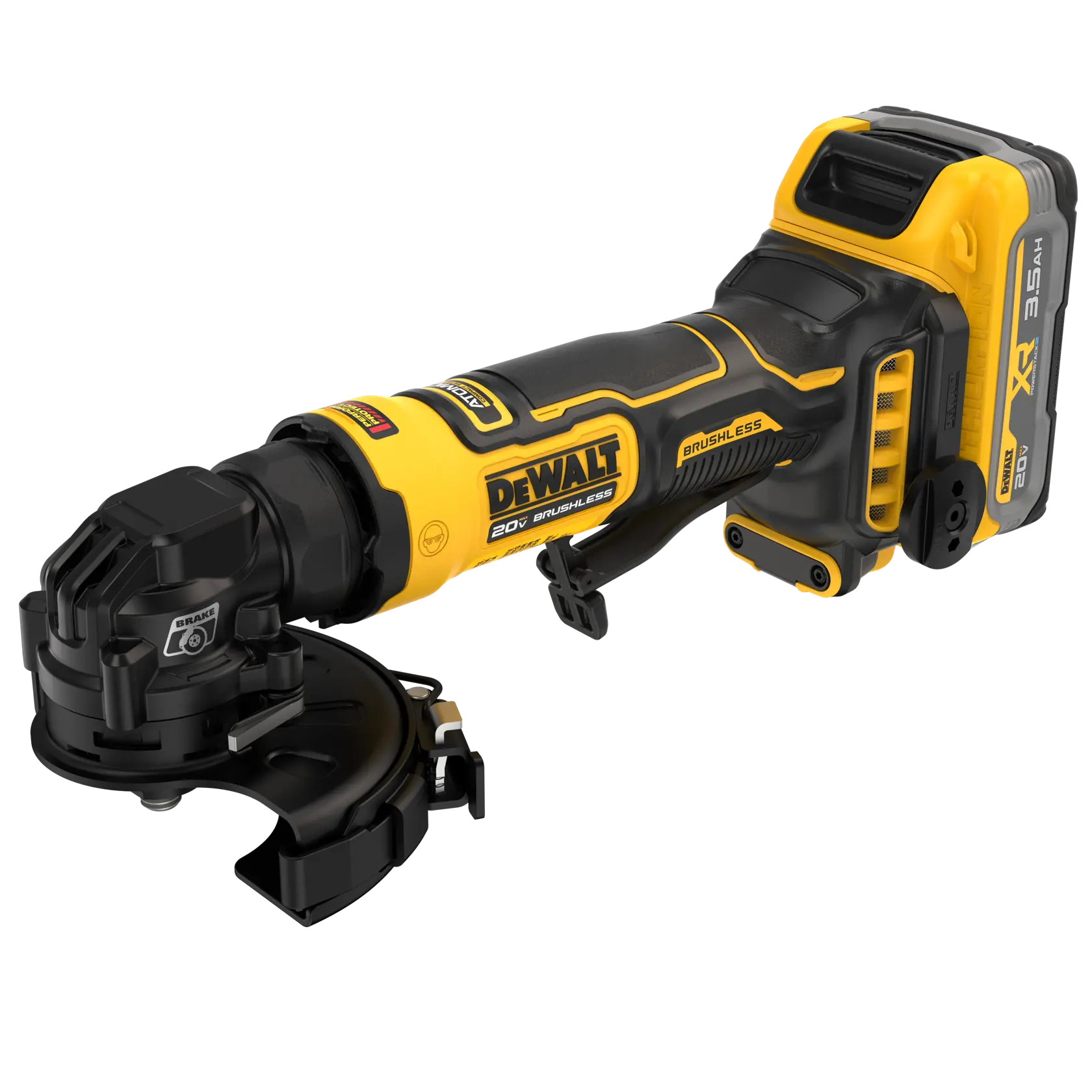 DeWalt DCG400S2 ATOMIC 20V MAX 4 in. Angle Grinder Kit - image 3