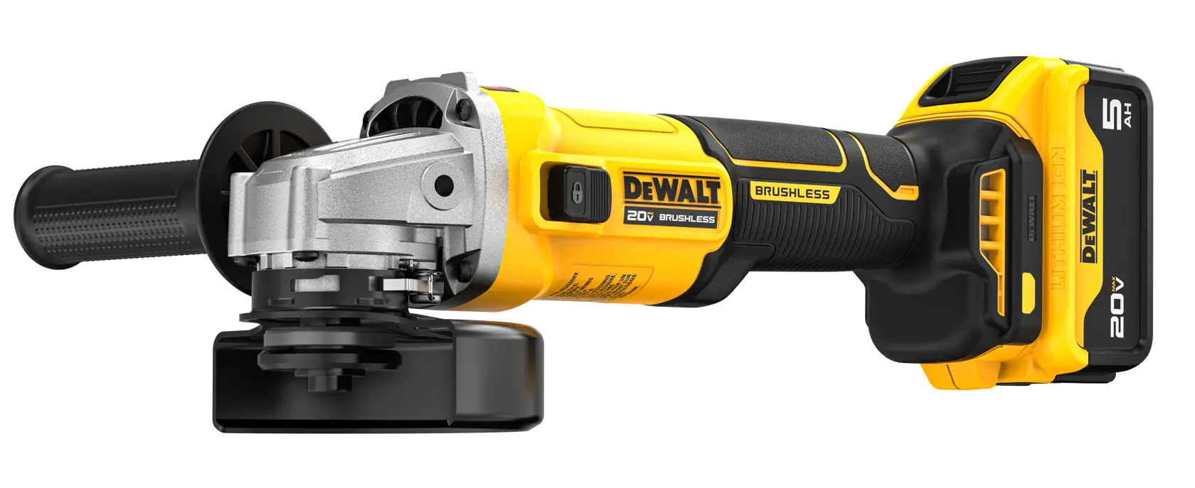 DeWalt DCG407P1 20V MAX Brushless Cordless 4-1/2-In. Slide-Switch Grinder Kit - image 2
