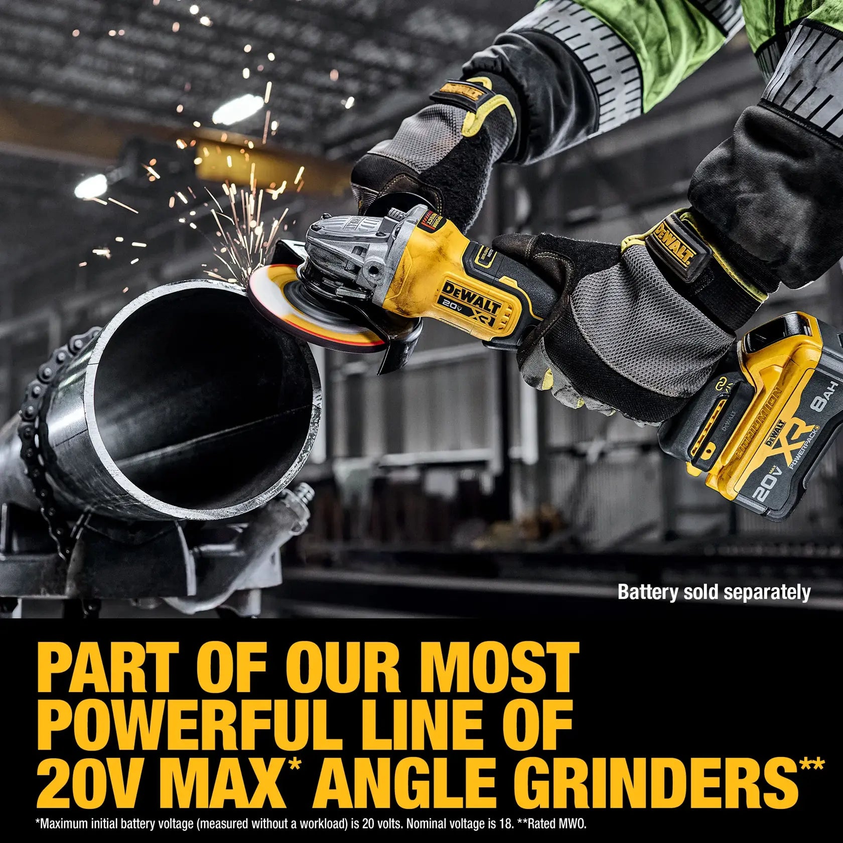 DeWalt DCG410B 20V MAX XR 4-1/2 in. - 5 in. Brushless Cordless Angle Grinder (Tool Only) - image 5