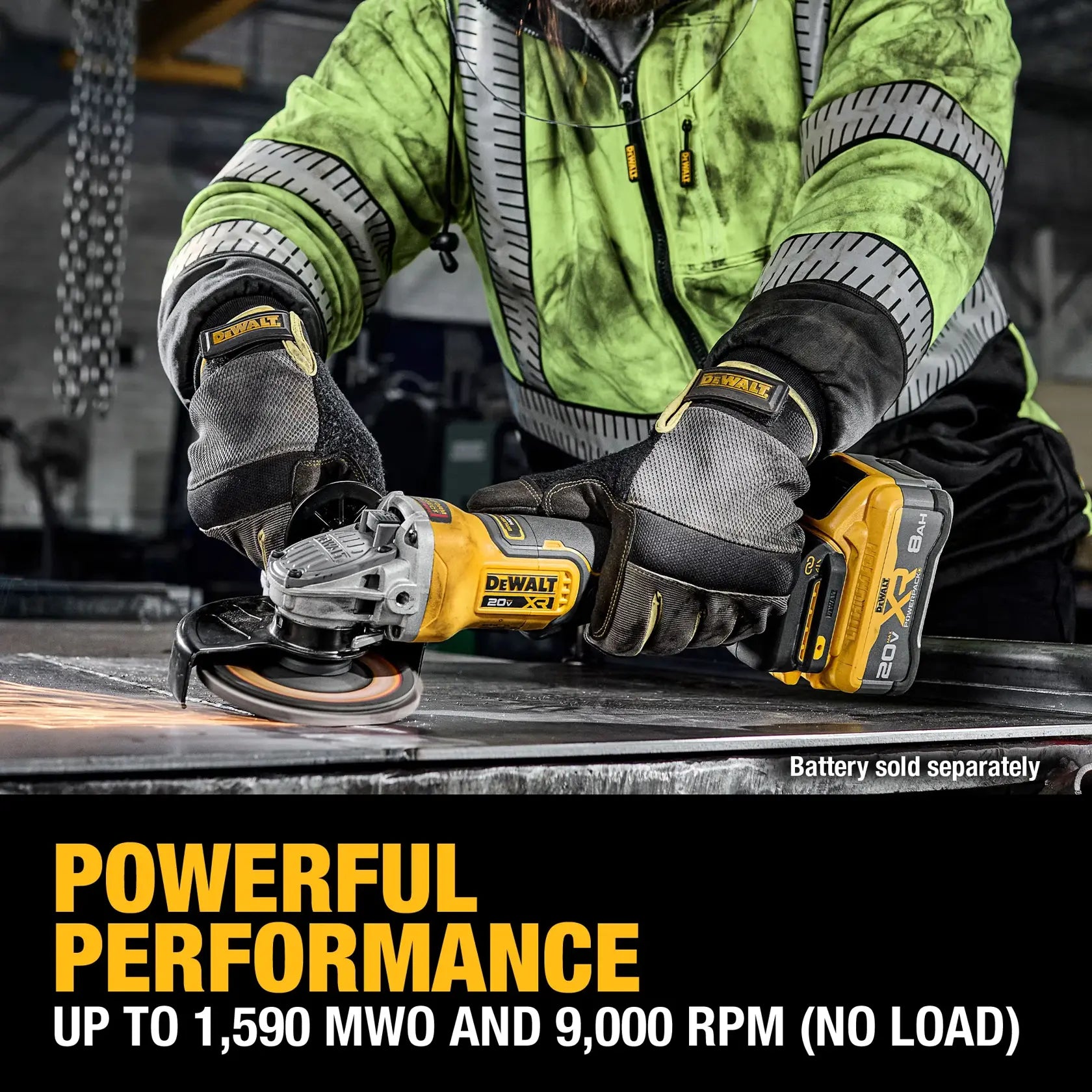 DeWalt DCG410B 20V MAX XR 4-1/2 in. - 5 in. Brushless Cordless Angle Grinder (Tool Only) - image 7