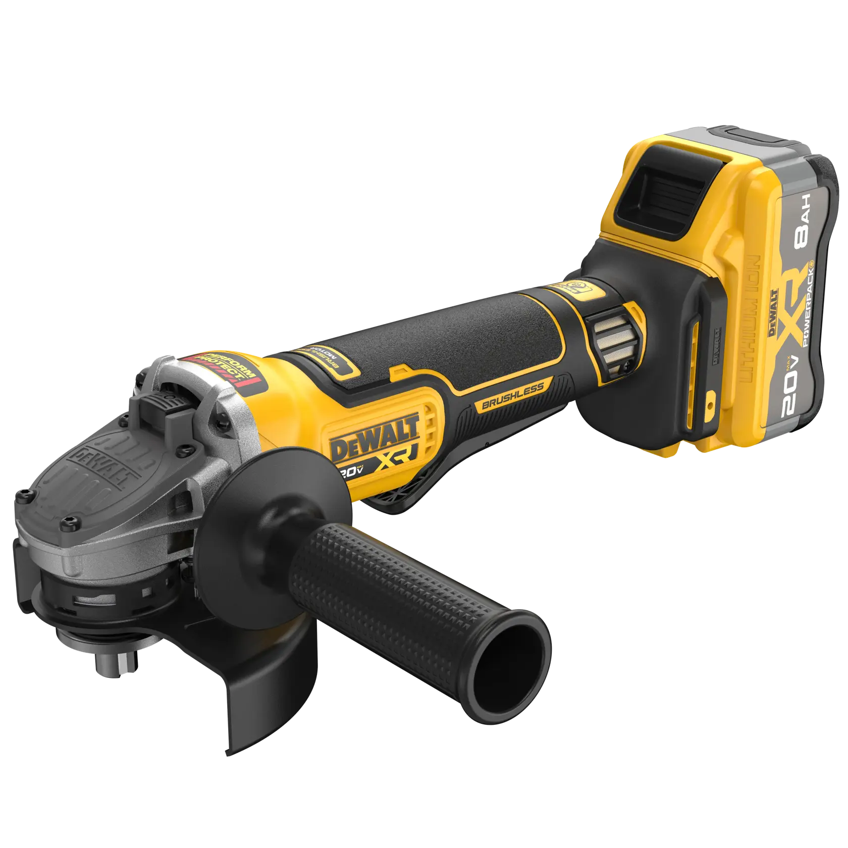 DeWalt DCG410WW1 20V MAX XR Brushless Cordless 4-1/2 in. - 5 in. Angle Grinder Kit - image 3