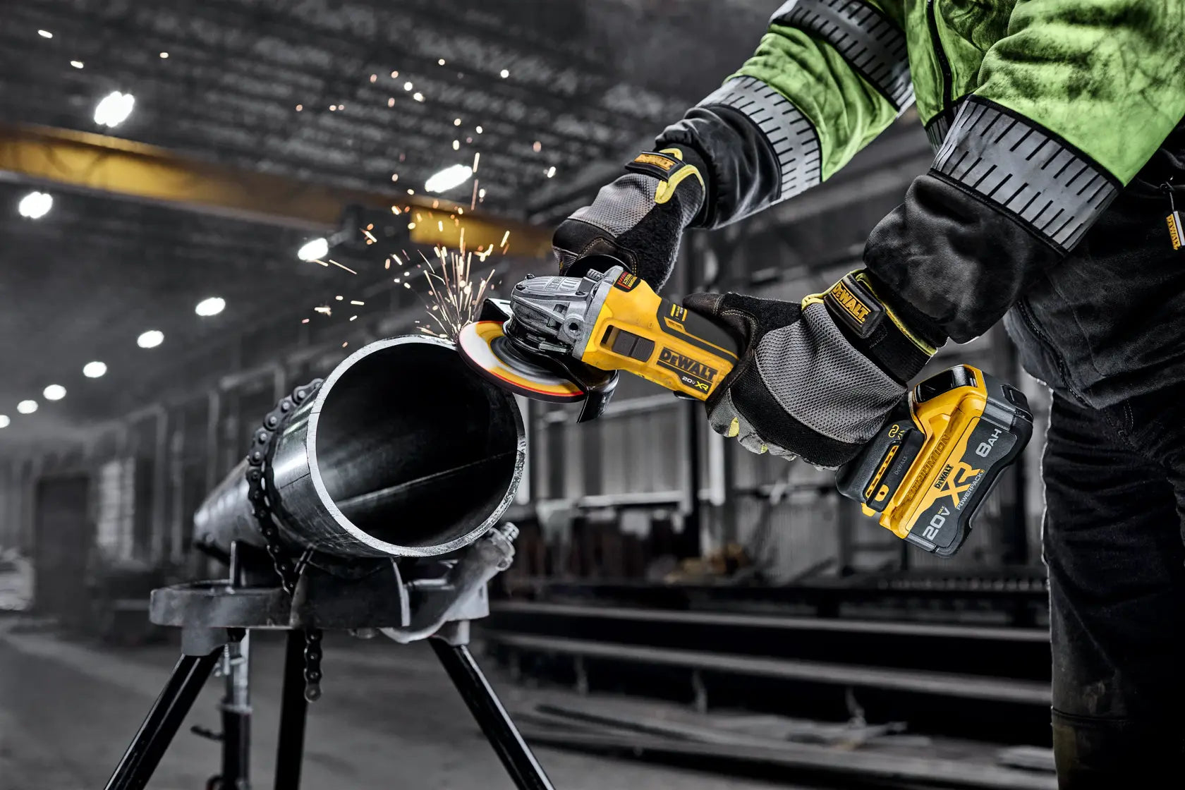 DeWalt DCG411VSB 20-Volt Max XR Brushless Cordless 4-1/2 in. - 5 in. Variable Speed Angle Grinder with Slide Switch (Tool Only) - image 6