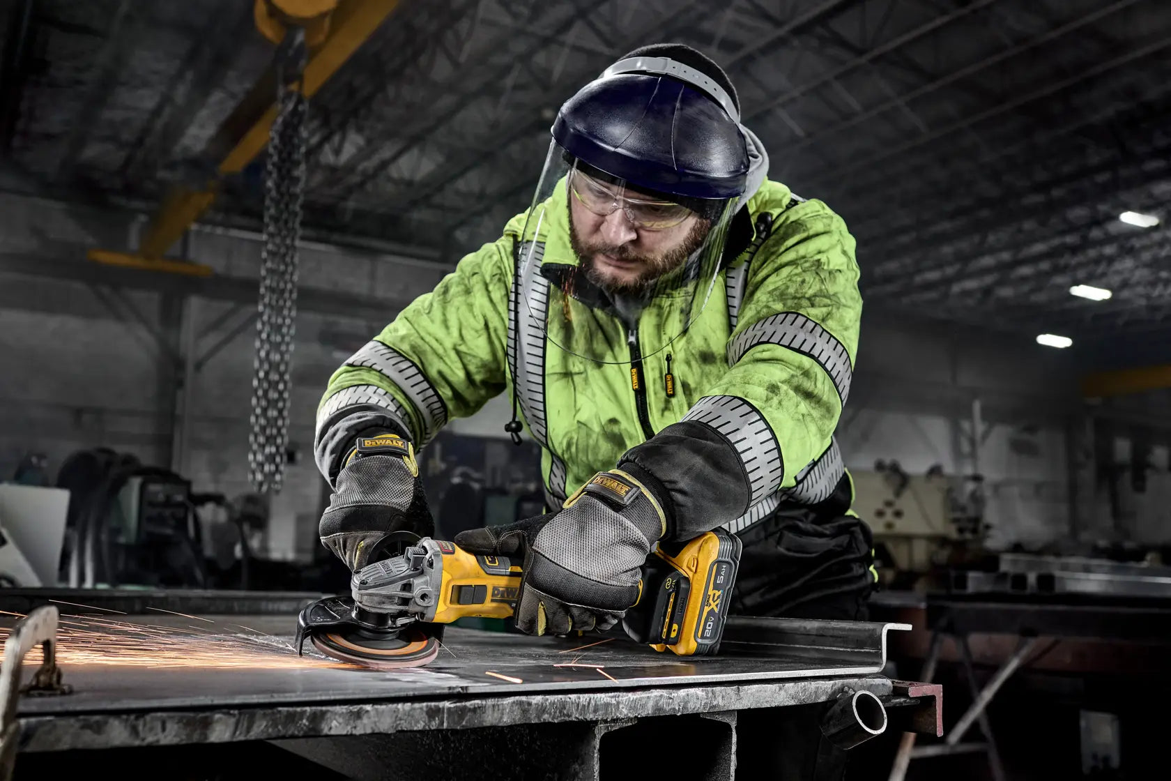DeWalt DCG411VSB 20-Volt Max XR Brushless Cordless 4-1/2 in. - 5 in. Variable Speed Angle Grinder with Slide Switch (Tool Only) - image 7