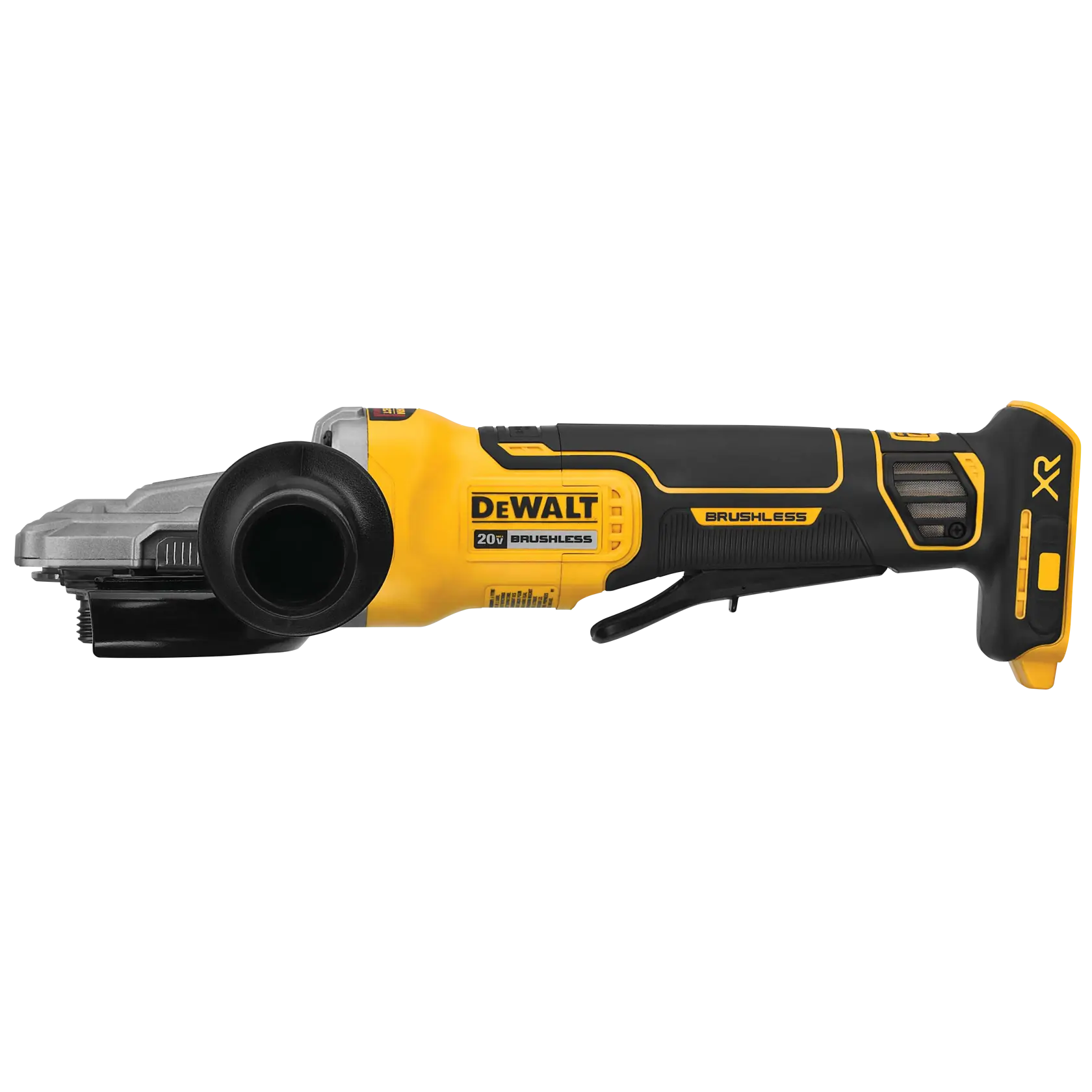 DeWalt DCG413FB 20V MAX XR 5" Flathead Paddle-Switch Angle Grinder with Kickback Brake, Tool Only - image 1
