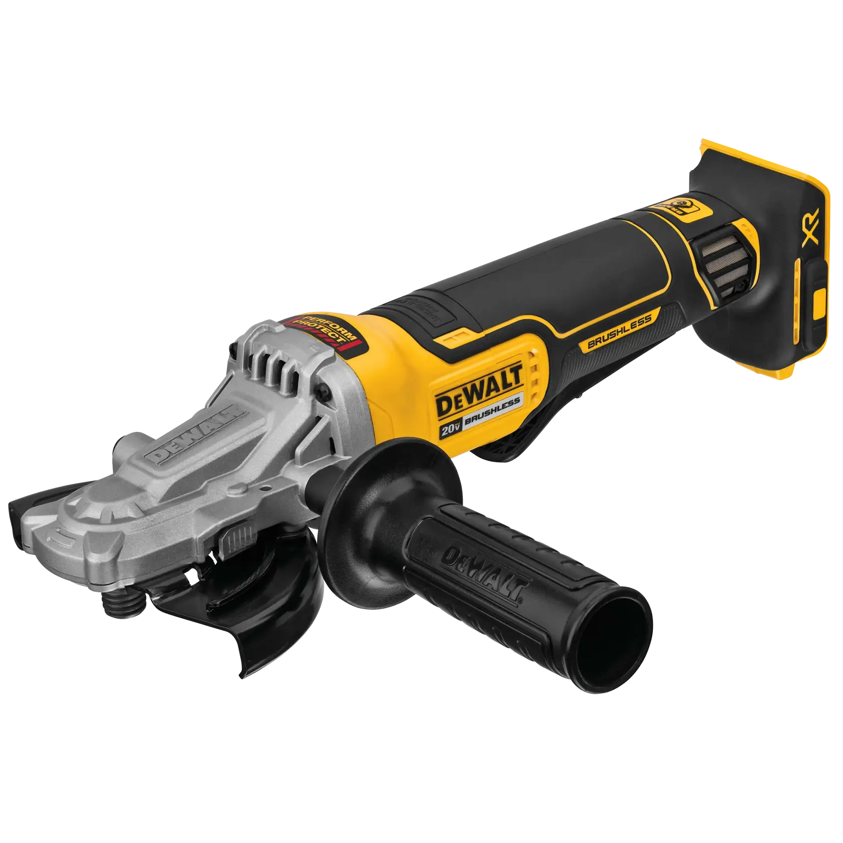 DeWalt DCG413FB 20V MAX XR 5" Flathead Paddle-Switch Angle Grinder with Kickback Brake, Tool Only - image 2