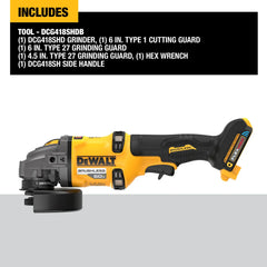 DeWalt DCG418SHDB 60V MAX 4-1/2 in. - 6 in. Side Handle Detect Grinder - image 4