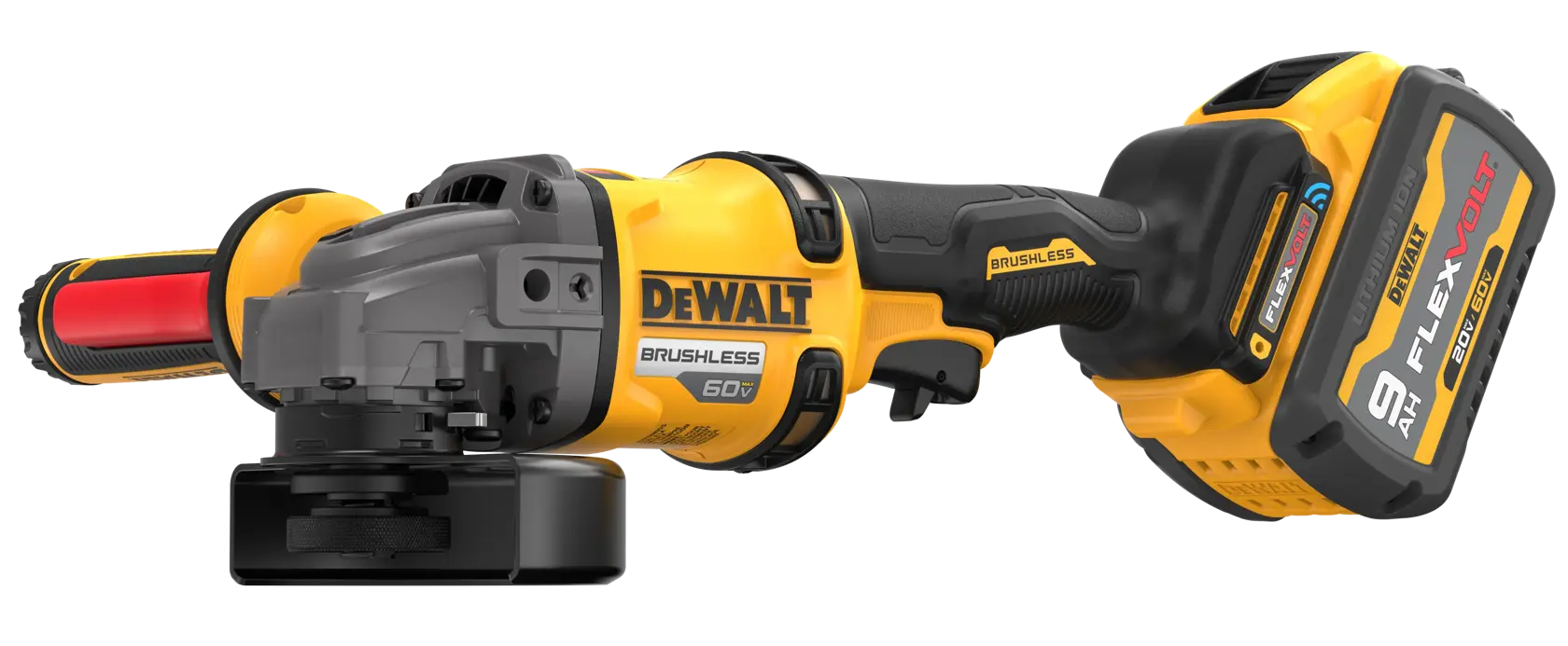 DeWalt DCG418SHDX2 60V MAX 4-1/2-in - 6-in Side Handle Detect Grinder - image 2