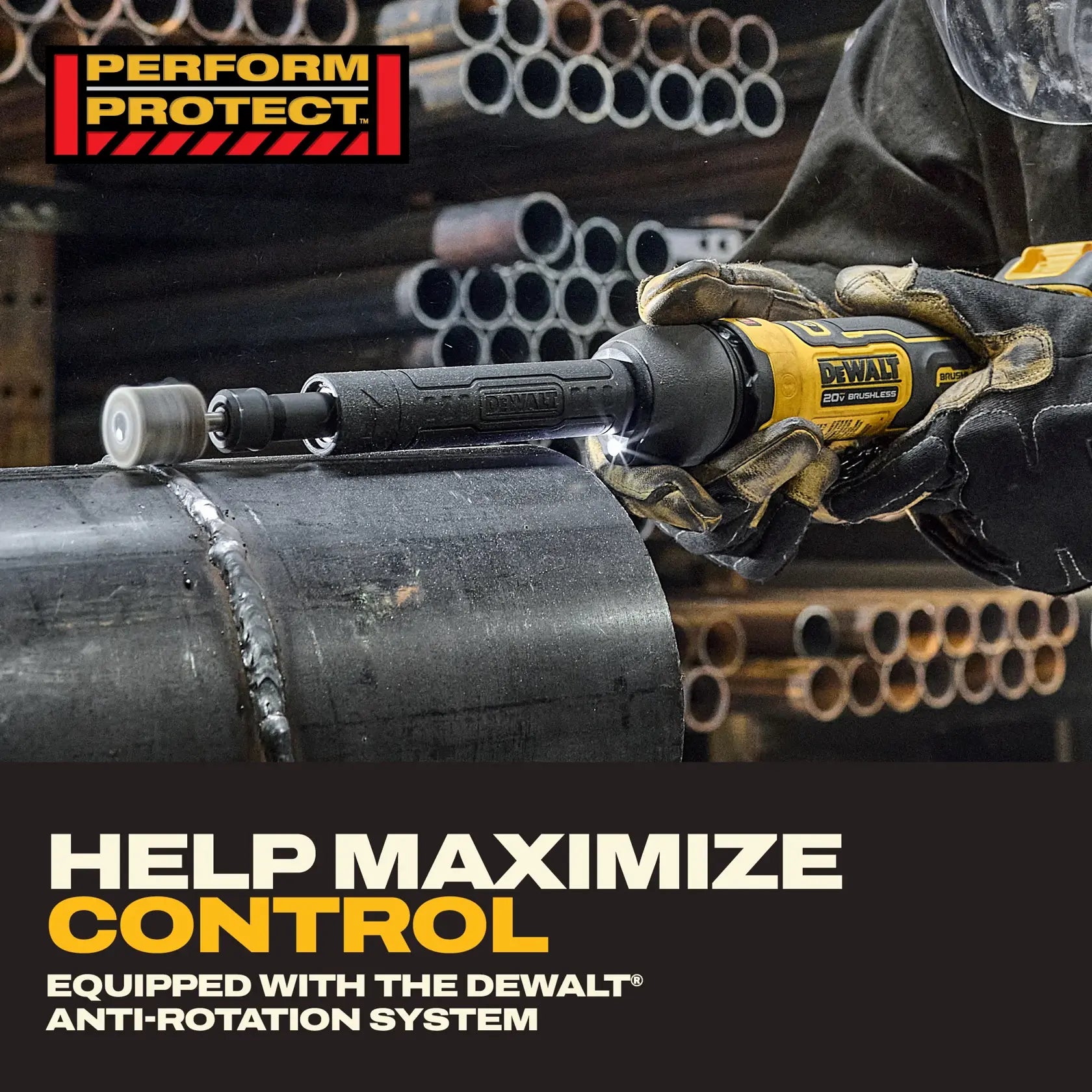 DeWalt DCG420XGE2 ATOMIC 20V MAX Extended Die Grinder Kit - image 7