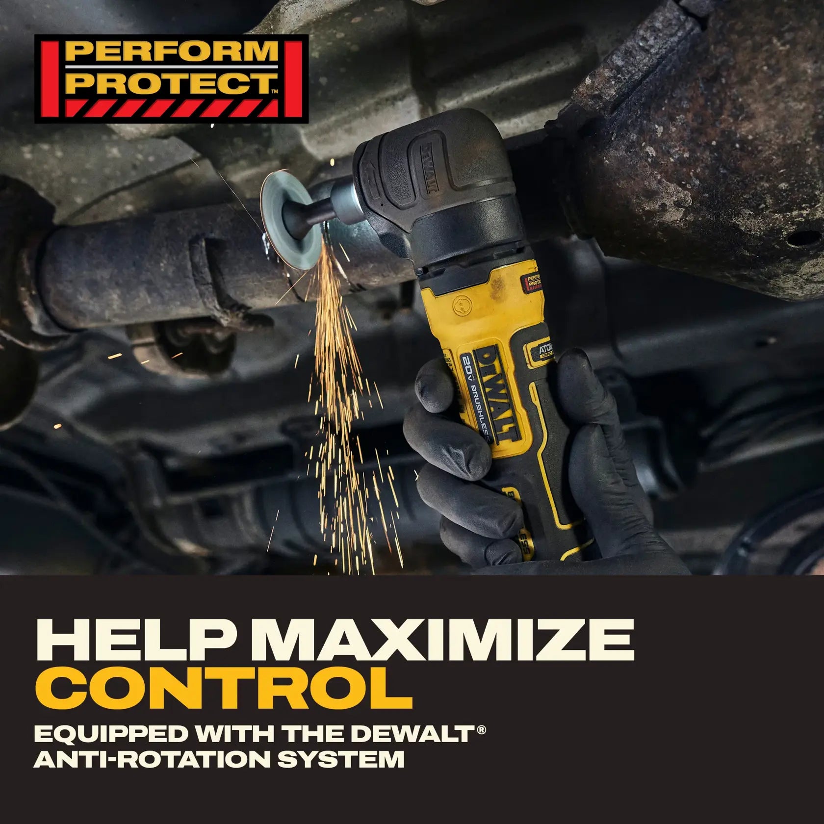 DeWalt DCG422E2 ATOMIC 20V MAX Right Angle Die Grinder Kit - image 7