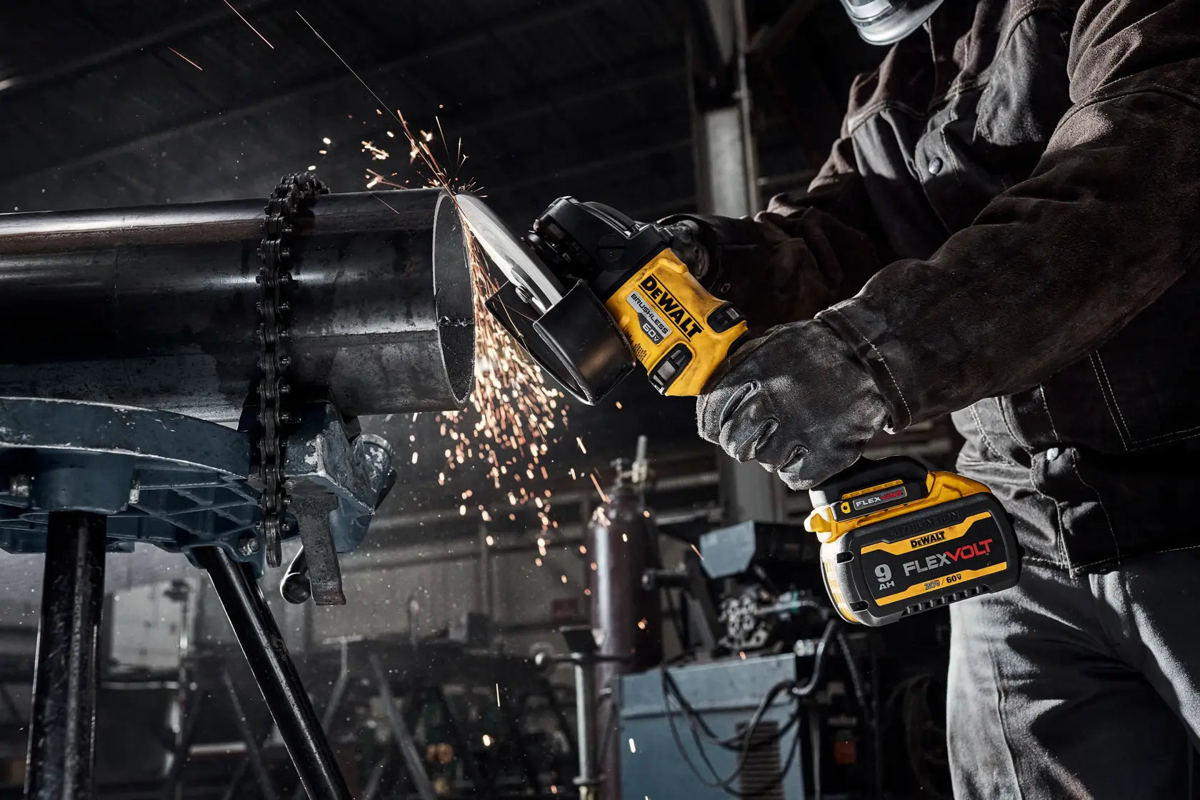DeWalt DCG440X2 60V MAX 7-in Brushless Cordless Grinder With KICKBACK BRAKE Kit - image 4