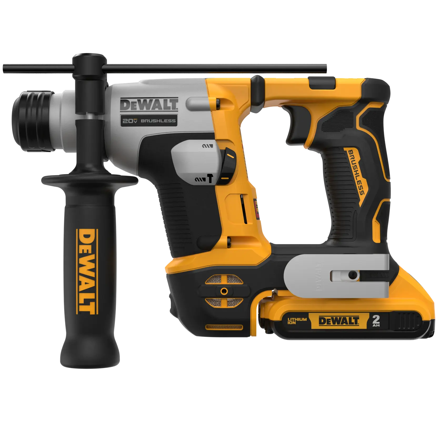 DeWalt DCH172D2 ATOMIC 20V MAX 5/8-in Brushless Cordless SDS PLUS Rotary Hammer Kit - image 2