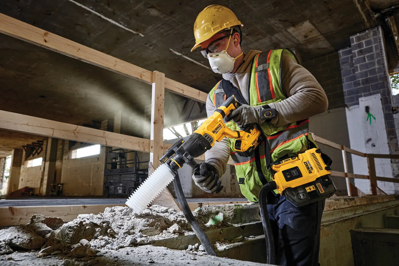 DeWalt DCH263B 20V MAX SDS PLUS 1-1/8-in Brushless D-Handle Rotary Hammer (Tool Only) - image 5
