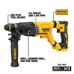 DeWalt DCH263B 20V MAX SDS PLUS 1-1/8-in Brushless D-Handle Rotary Hammer (Tool Only) - image 2