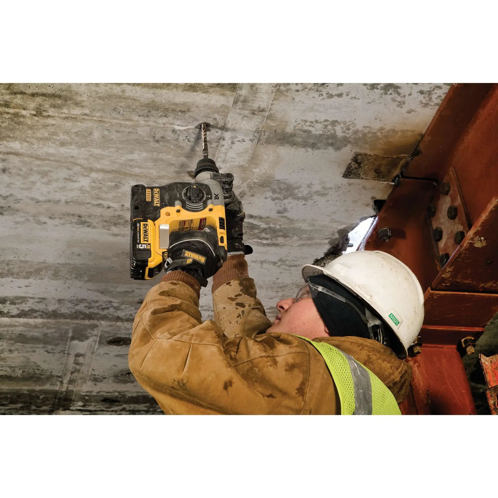DeWalt DCH273P2 20V MAX XR 1-in Brushless SDS PLUS L-Shape Rotary Hammer Kit - image 6
