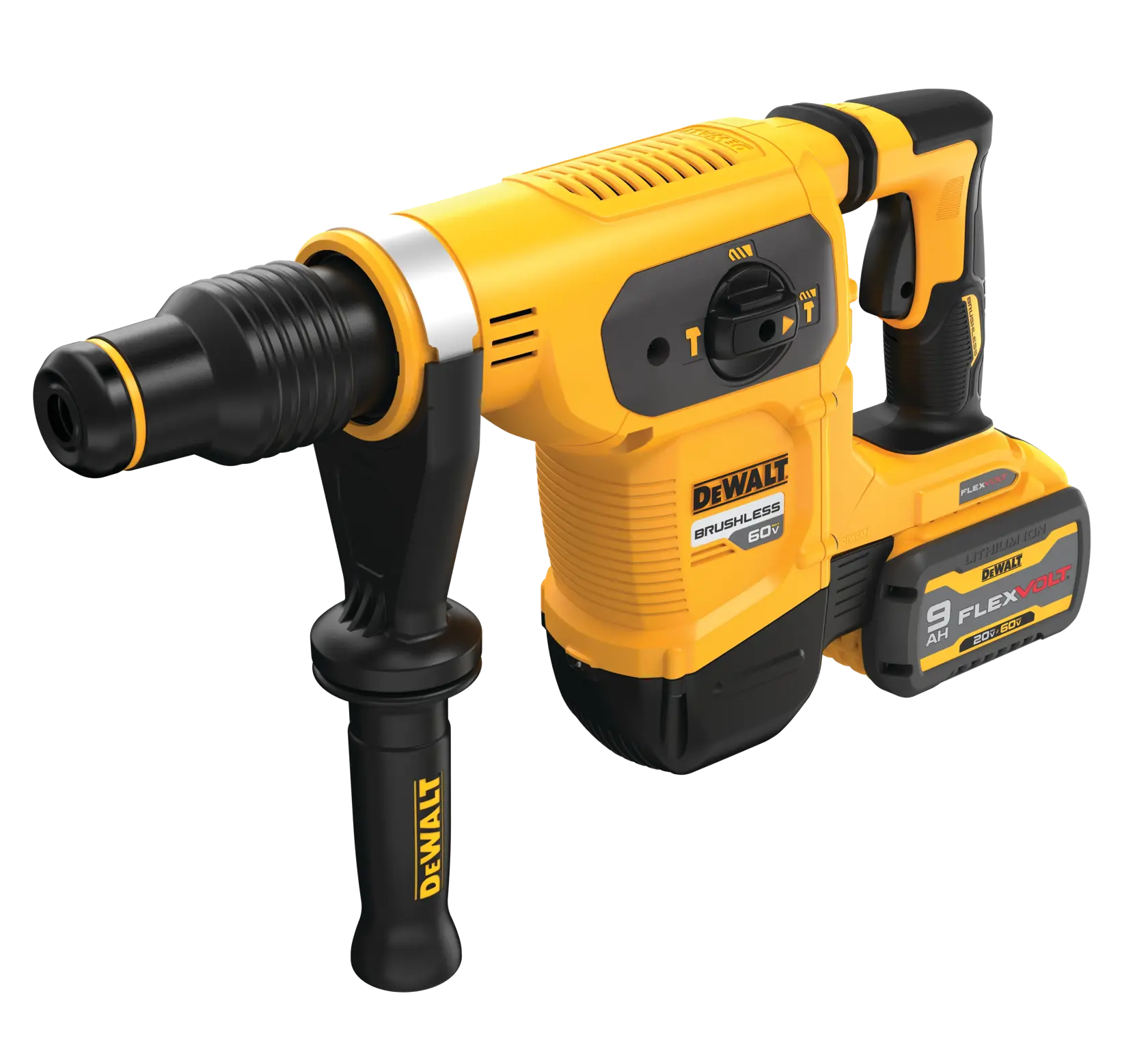 DeWalt DCH481X2 60V MAX 1-9/16-in Brushless Cordless Combination Rotary Hammer Kit - image 2