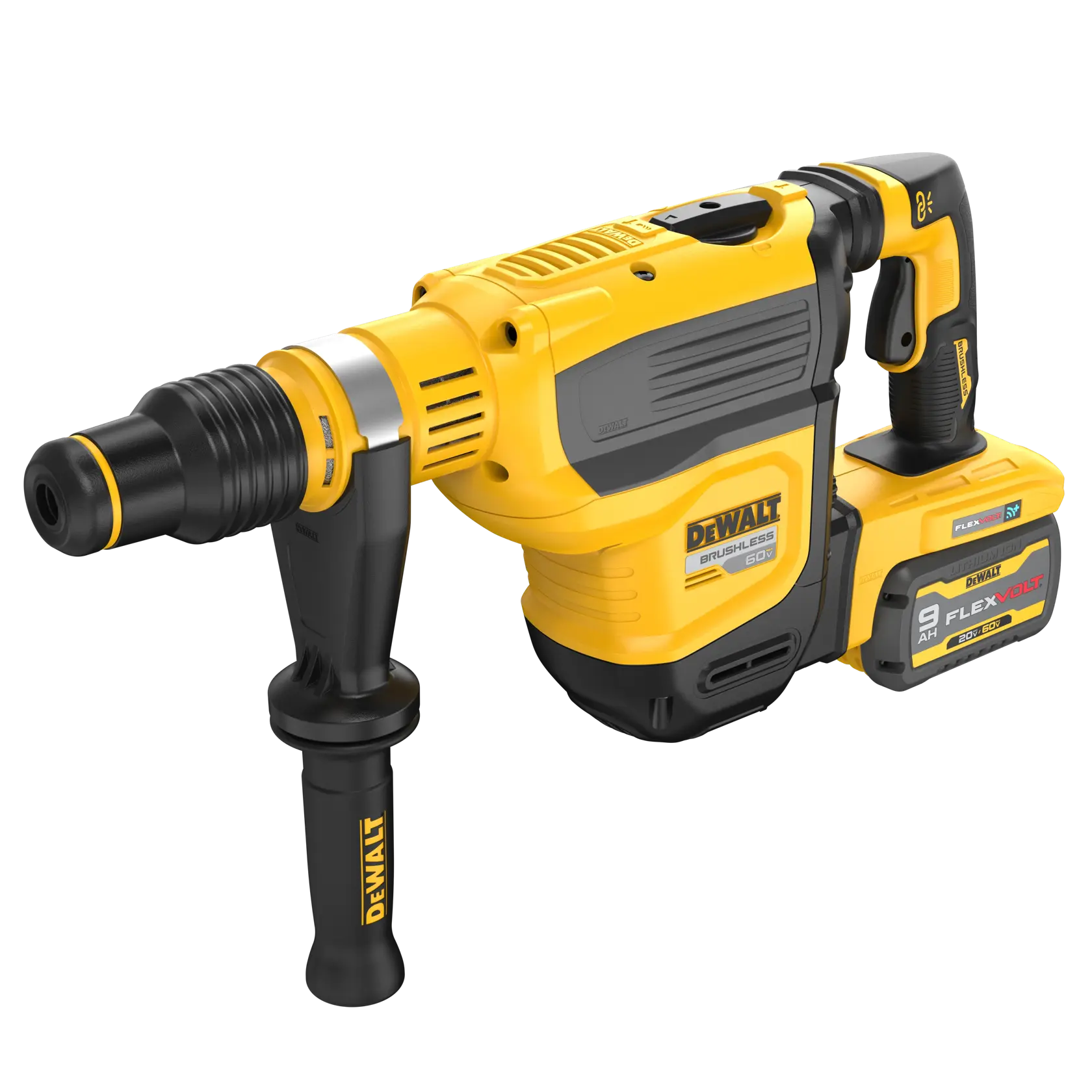 DeWalt DCH614X2 60V MAX 1-3/4-in Brushless Cordless SDS MAX Combination Rotary Hammer Kit - image 3