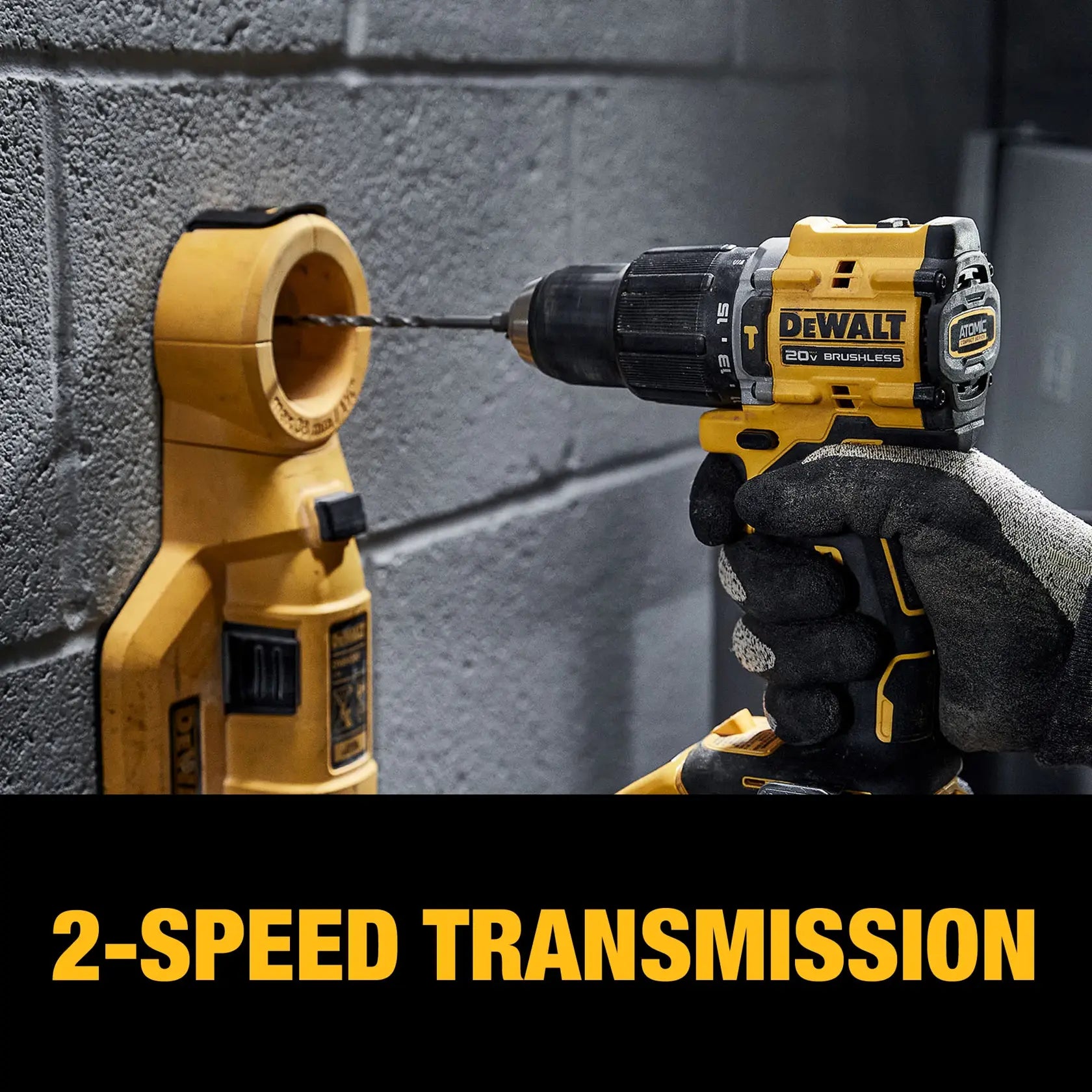 DeWalt DCK200D1P1 ATOMIC 20V MAX Lithium-Ion Cordless 2-Tool Combo Kit with 5.0 Ah and 2.0 Ah Batteries, Charger and Kit Bag - image 4