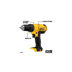 DeWalt DCK240C2 20V MAX 1.3 Ah Drill Driver/Impact Driver Combo Kit - image 3