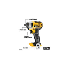 DeWalt DCK240C2 20V MAX 1.3 Ah Drill Driver/Impact Driver Combo Kit - image 4