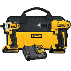 DeWalt DCK240C2 20V MAX 1.3 Ah Drill Driver/Impact Driver Combo Kit - image 1