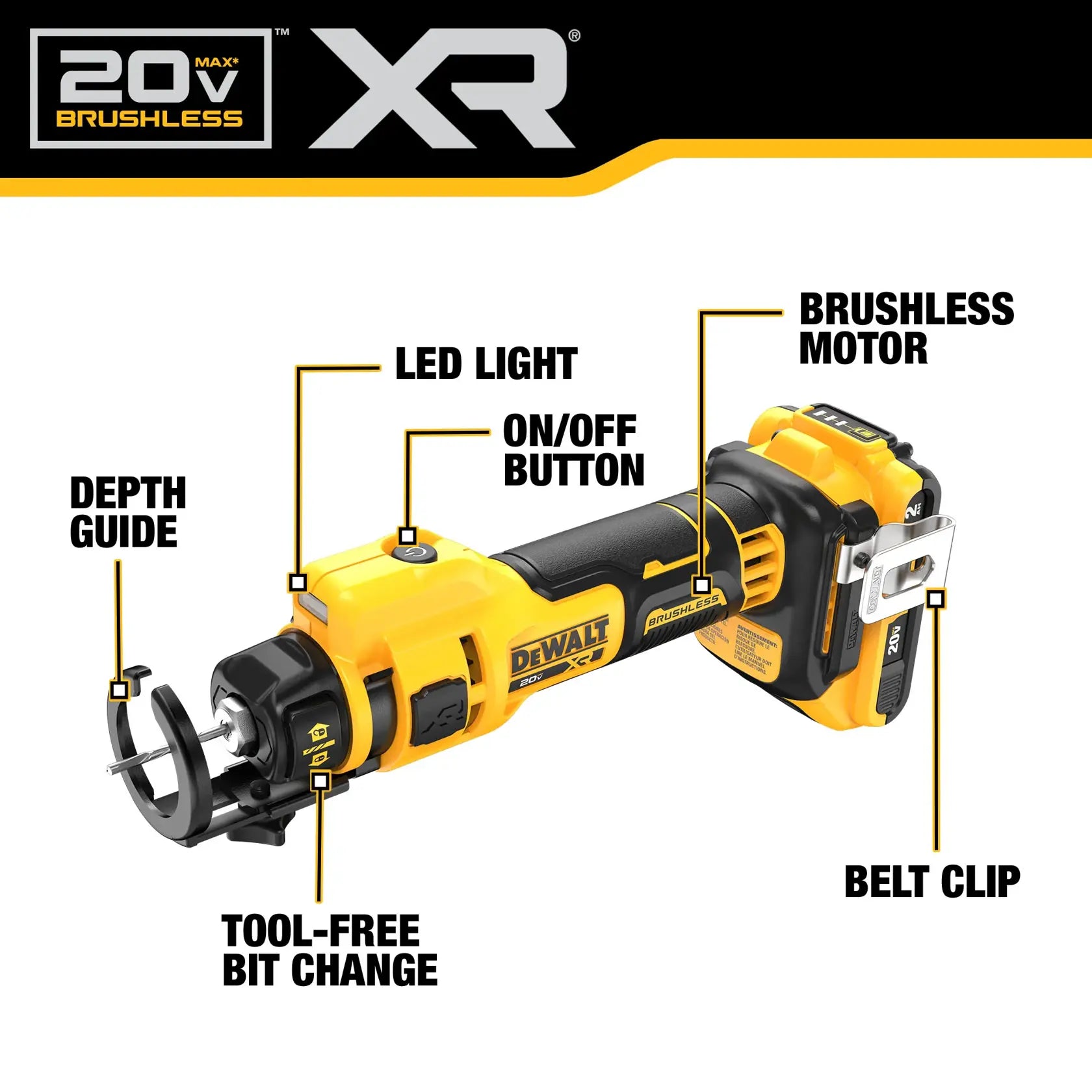 DeWalt DCK265D2 20V MAX XR Brushless Drywall Screwgun - image 4