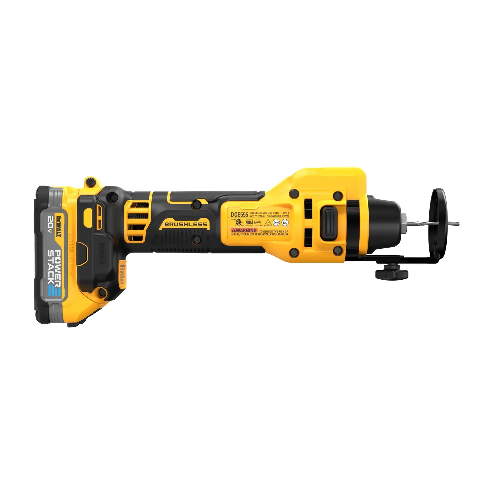 DeWalt DCK265E2 20V MAX XR Brushless Drywall Screwgun & Cut-Out Tool Combo Kit (1.7Ah) - image 5
