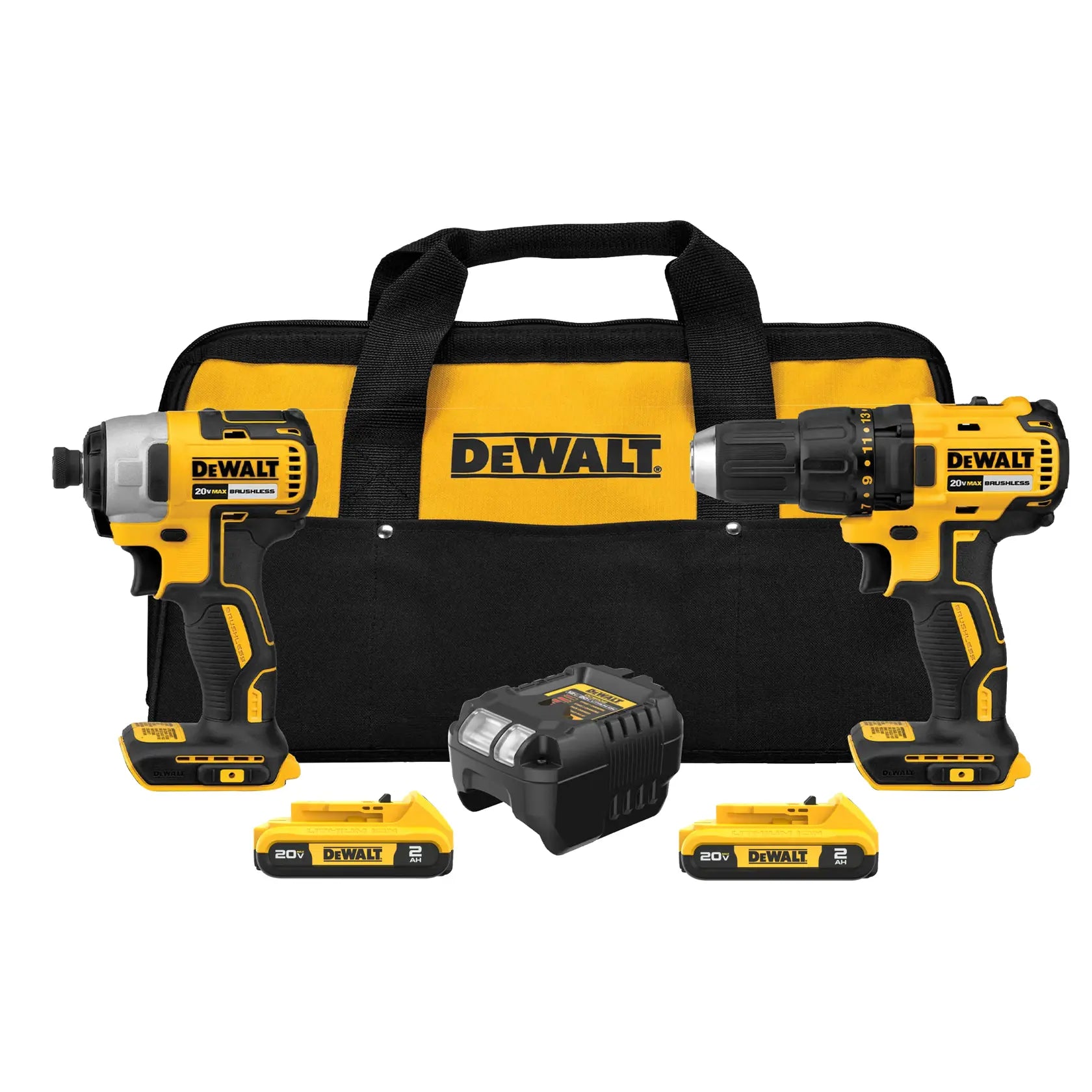 DeWalt DCK277D2 20V MAX Brushless 2-Tool Combo Kit - image 1