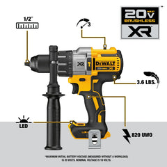 DeWalt DCK299M2 20V MAX XR Brushless Hammer Drill / Impact Driver Combo Kit (4.0Ah) - image 3