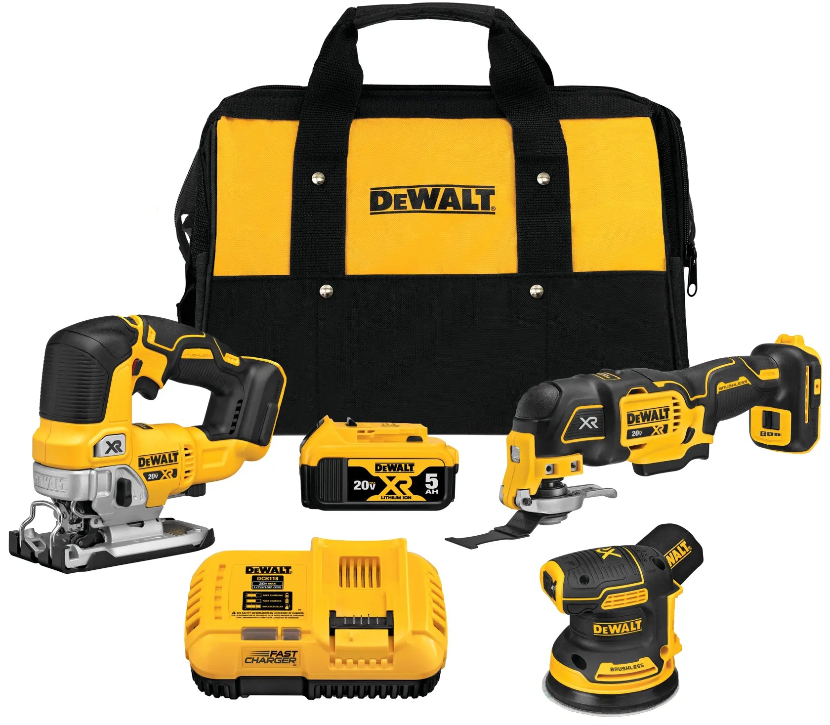 DeWalt DCK300P1 20V MAX XR 3-Tool Woodworking Combo Kit - image 1