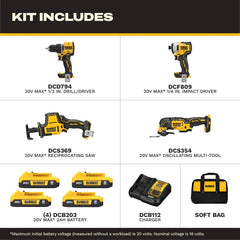 DeWalt DCK486D2 20-Volt MAX ToughSystem Lithium-Ion 6-Tool Cordless Combo Kit - image 2