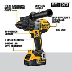 DeWalt DCK494P2 20V MAX XR Brushless Premium 4-Tool Kit (5.0Ah) - image 4