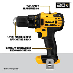 DeWalt DCK521D2 20V MAX Compact Cordless 5-tool Combo Kit - image 3